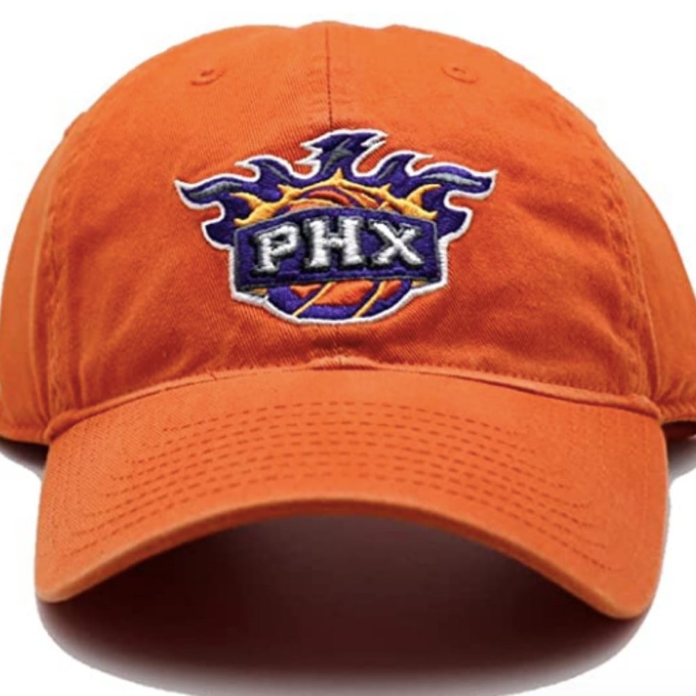 New Adidas Phoenix Suns Slouch Logo Orange Hat